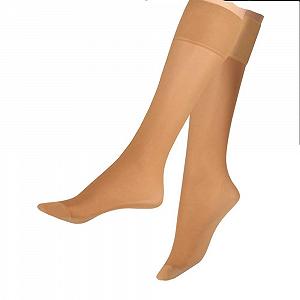 Гольфы Koronowski, 5 пар, 20 ден, прозрачные или 40 ден, нейлоновые, тонкие гольфы до колена, широкий комфортный пояс для женщин - Фото 1