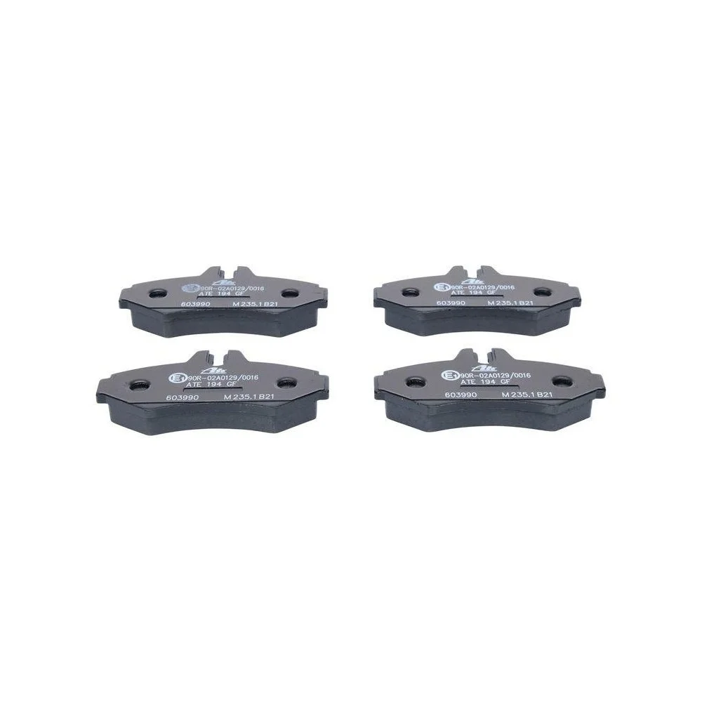 Комплект гальмівних колодок дискових ATE 13.0460-3990.2 для MERCEDES-BENZ VAG, фото №1