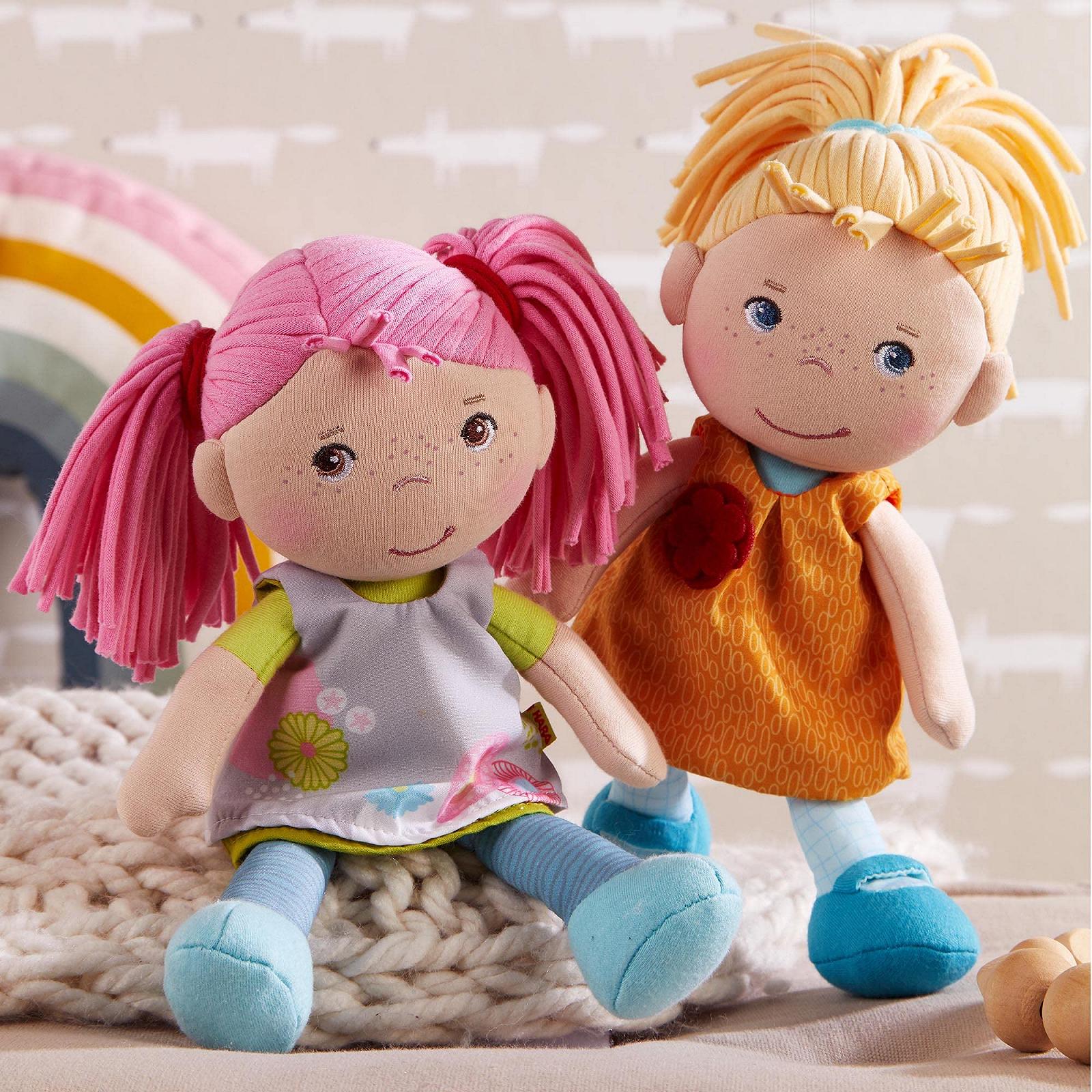 Кукла HABA Beatrice Мягкая тряпичная для младенцев от 6 месяцев для игры, объятий и комфорта бежевая в высококачественной подарочной упаковке, фото №2