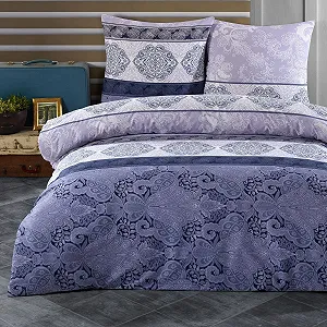 Постельное белье Buymax, 135 x 200 см, 2 предмета, хлопок, Renforcé - Фото 1