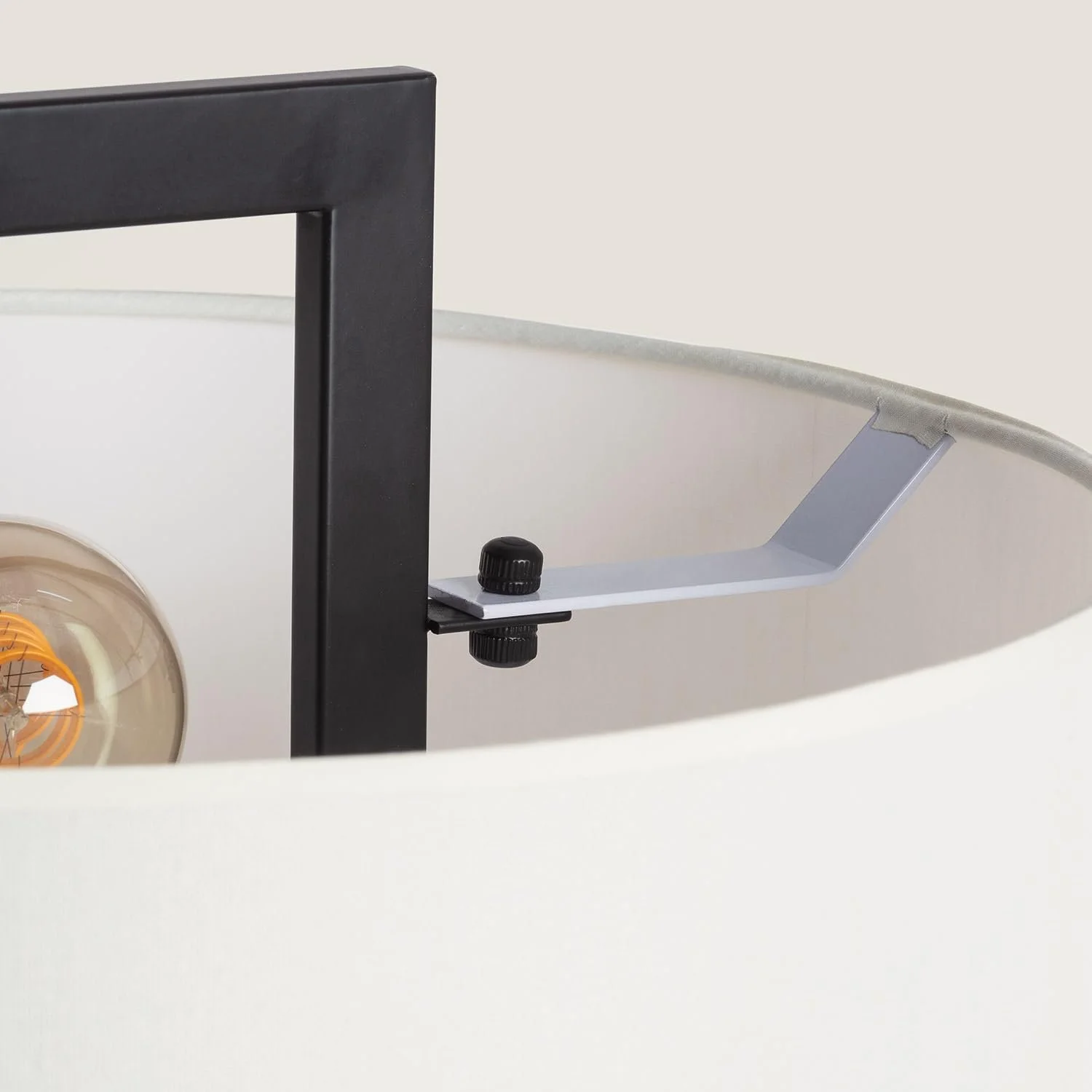 Настільна лампа LEDKIA LIGHTING Tianna металева з USB чорна, фото №7