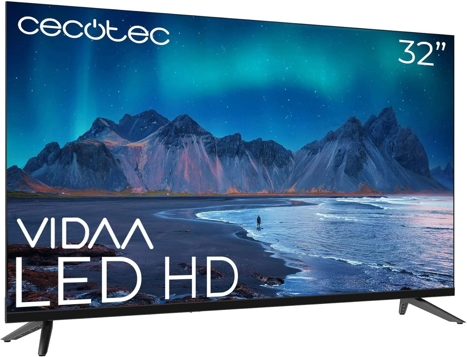 Телевизор 32" Cecotec A5 ALH50032 / HD / 50 Гц / LCD / Smart TV / Wi-Fi / Bluetooth / T2, фото №2 Телевизор 32" Cecotec A5 ALH50032 / HD / 50 Гц / LCD / Smart TV / Wi-Fi / Bluetooth / T2, фото №2