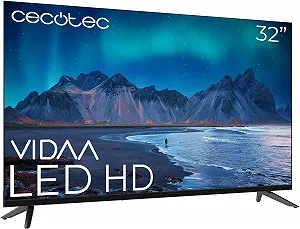 Телевизор 32" Cecotec A5 ALH50032 / HD / 50 Гц / LCD / Smart TV / Wi-Fi / Bluetooth / T2 цена на synthetic.ua - Фото 1 Телевизор 32" Cecotec A5 ALH50032 / HD / 50 Гц / LCD / Smart TV / Wi-Fi / Bluetooth / T2 synthetic.ua - Фото 1
