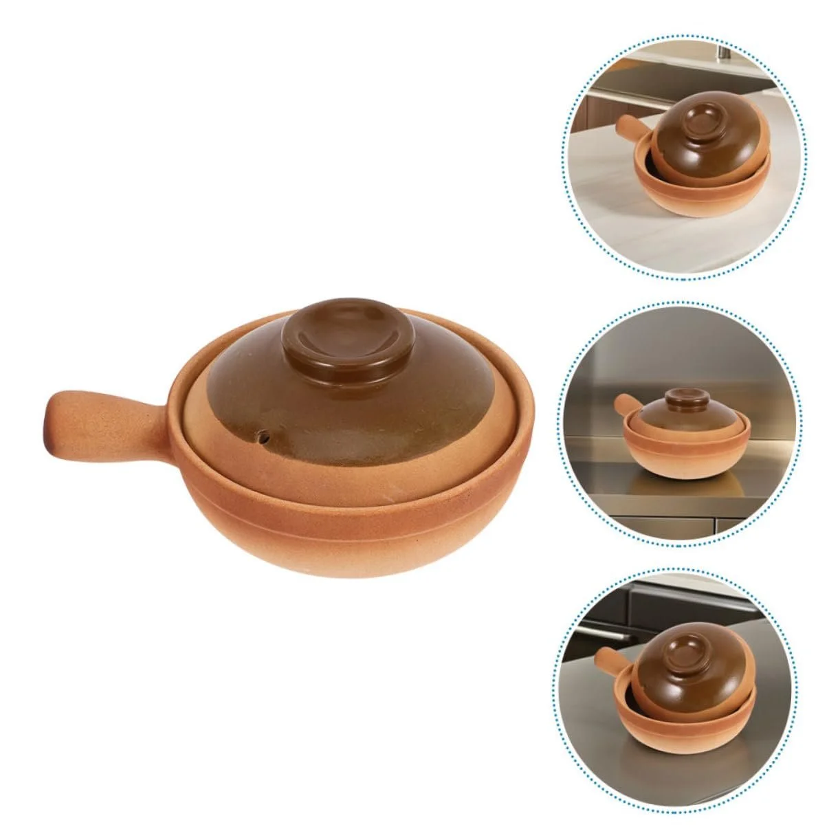 Каструля для приготування ULTECHNOVO традиційна азіатська глиняна з кришкою, фото №7 Каструля для приготування ULTECHNOVO традиційна азіатська глиняна з кришкою, фото №7