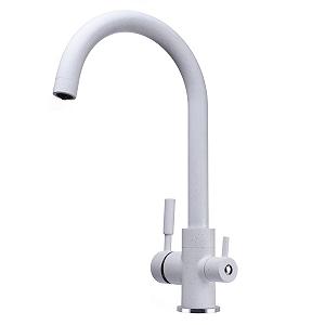 Змішувач для кухні під осмос Globus Lux LAZER GLLR-0333-7-WHITE - Фото 1