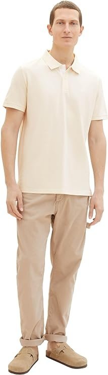 Поло Tom Tailor Basic 1031006-35767 Бежевый XL, фото №4