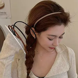 Тонкий Женский Обруч Комплект 5 штук synthetic.ua - Фото 1