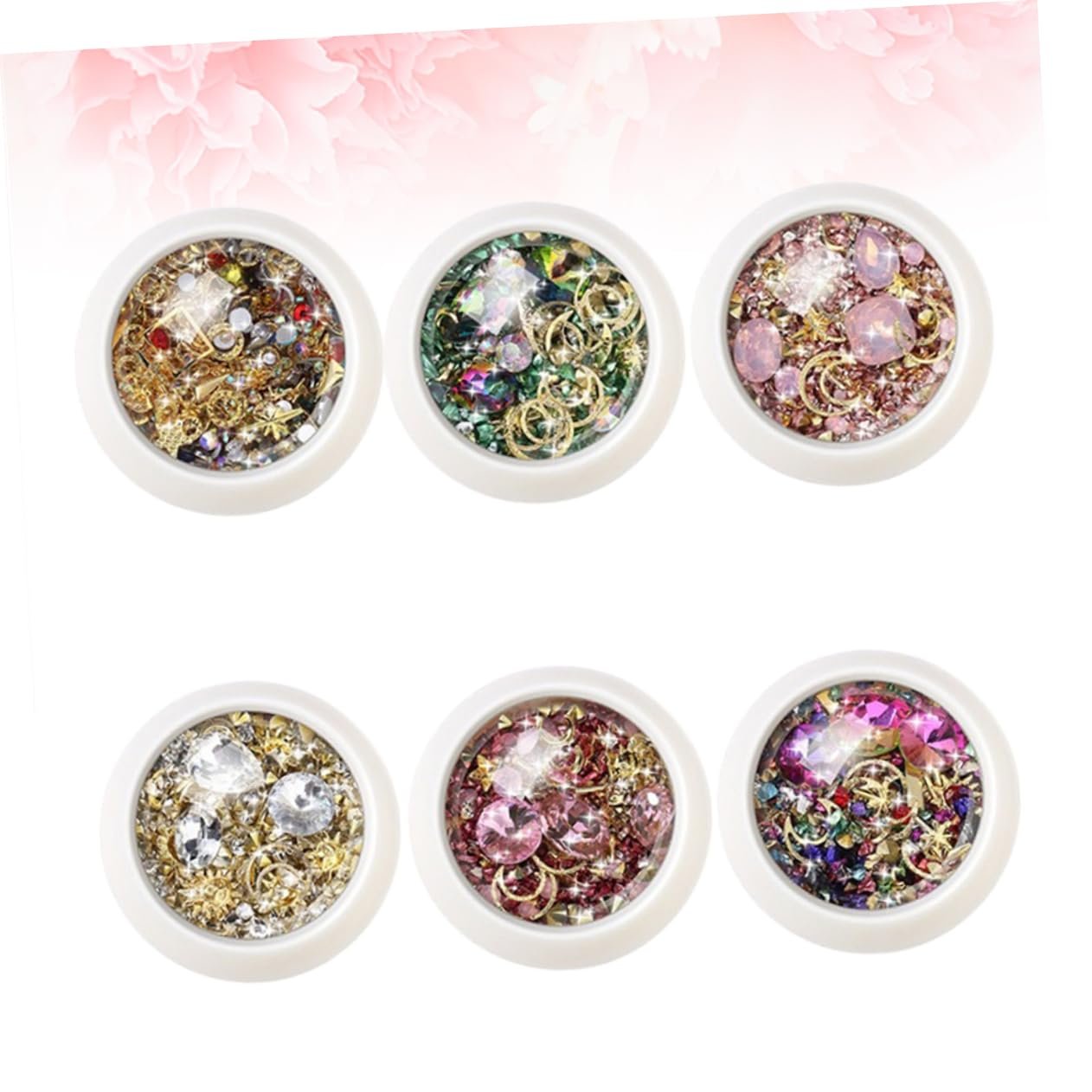 Набор украшений для ногтей, 6 шт, фото №5
