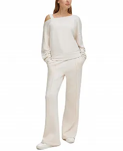 Світшот DKNY Greenwich З відкритими плечима synthetic.ua - Фото 1