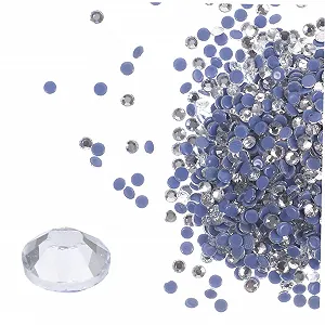 Стразы Термоклеевые Healeved 14400 шт., стеклянные, с плоской задней стенкой для DIY проектов, подходят для украшения одежды, обуви, сумок и чехлов для телефонов synthetic.ua - Фото 1