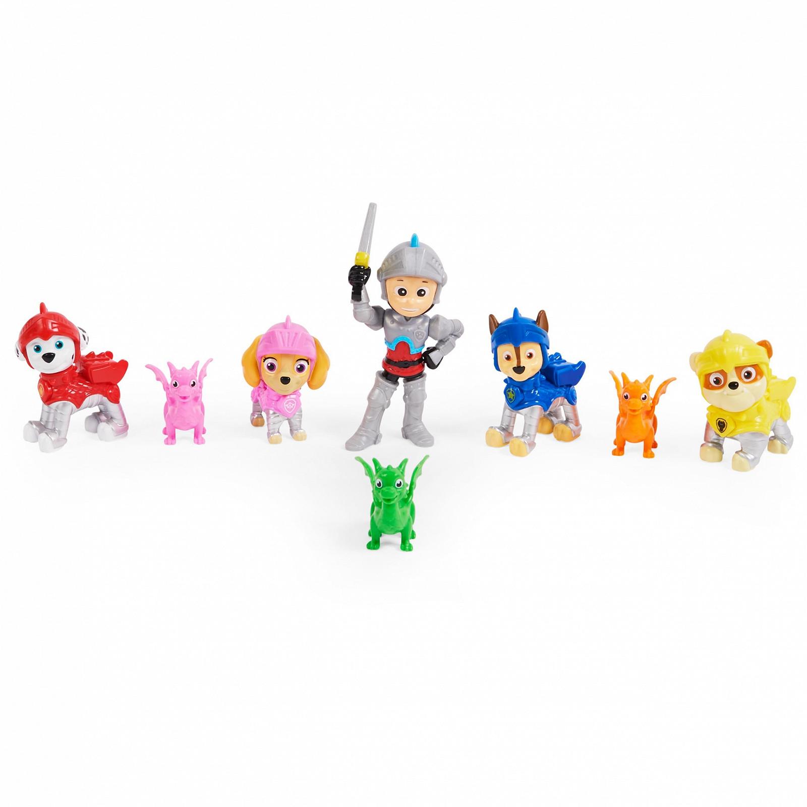 Игровой набор Paw Patrol Rescue Knights Райдер и щенки, 8 игрушечных фигурок, фото №7