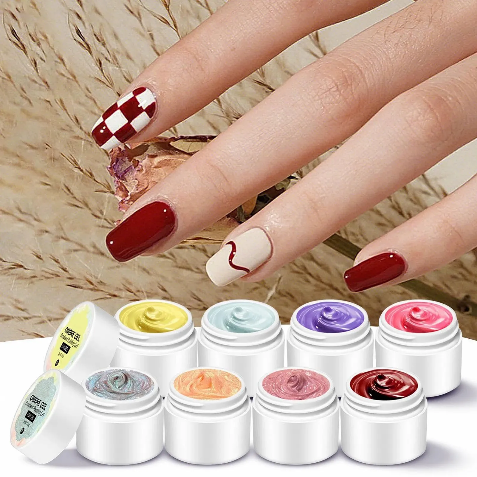 Гель-лак Pat, набор для художественного дизайна ногтей, 8 цветов, фото №7 Гель-лак Pat, набор для художественного дизайна ногтей, 8 цветов, фото №7