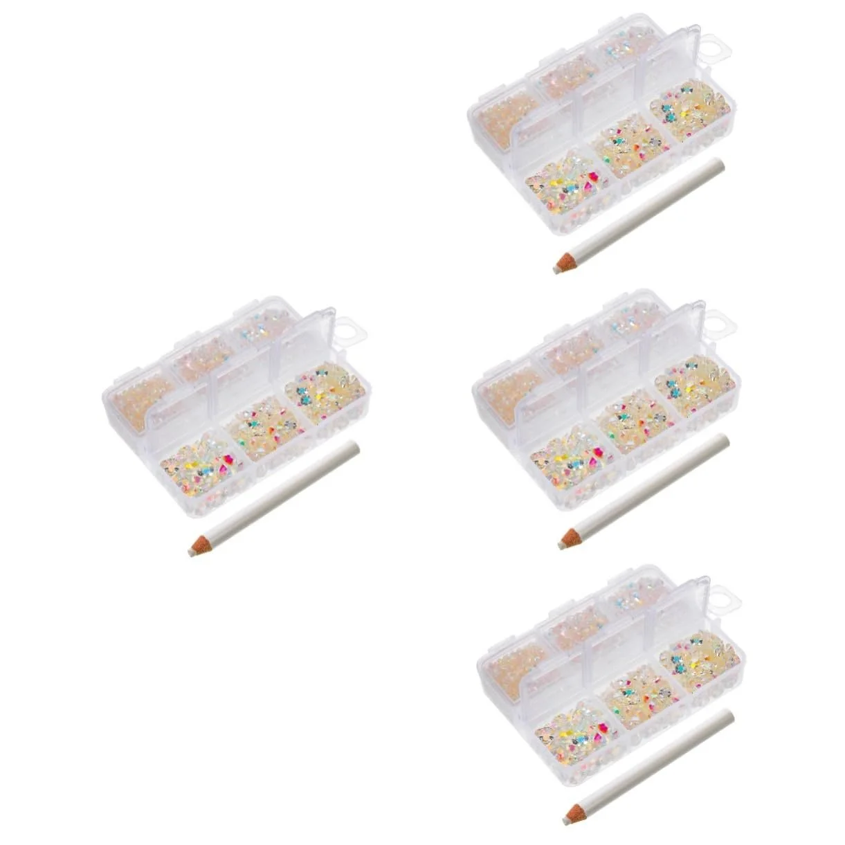 Стрази Типу Flatback FRCOLOR Смола для декорування нігтів, аксесуари для креативного манікюру, фото №1