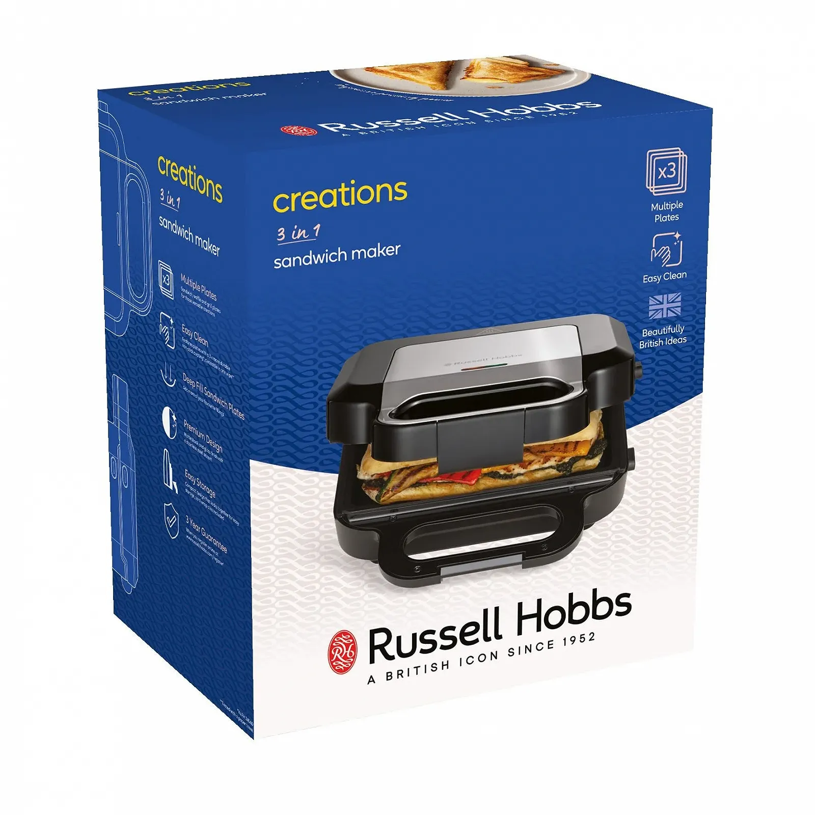 Мультифункциональное устройство 3-в-1 Russell Hobbs Creations 26810-56, фото №15 Мультифункциональное устройство 3-в-1 Russell Hobbs Creations 26810-56, фото №15