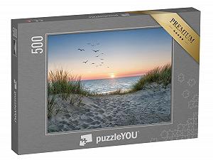 Пазл puzzleYOU Baltic Sea Puzzle Collection Sand Dunes on the Beach at Sunset 500 элементов - Фото 1