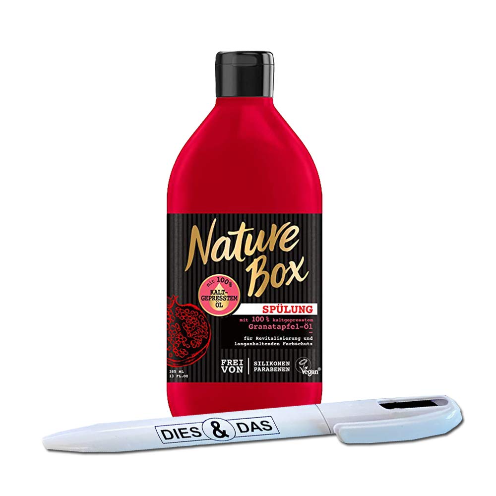 Кондиціонер Nature Box з олією граната холодного віджиму 385 мл, фото №1