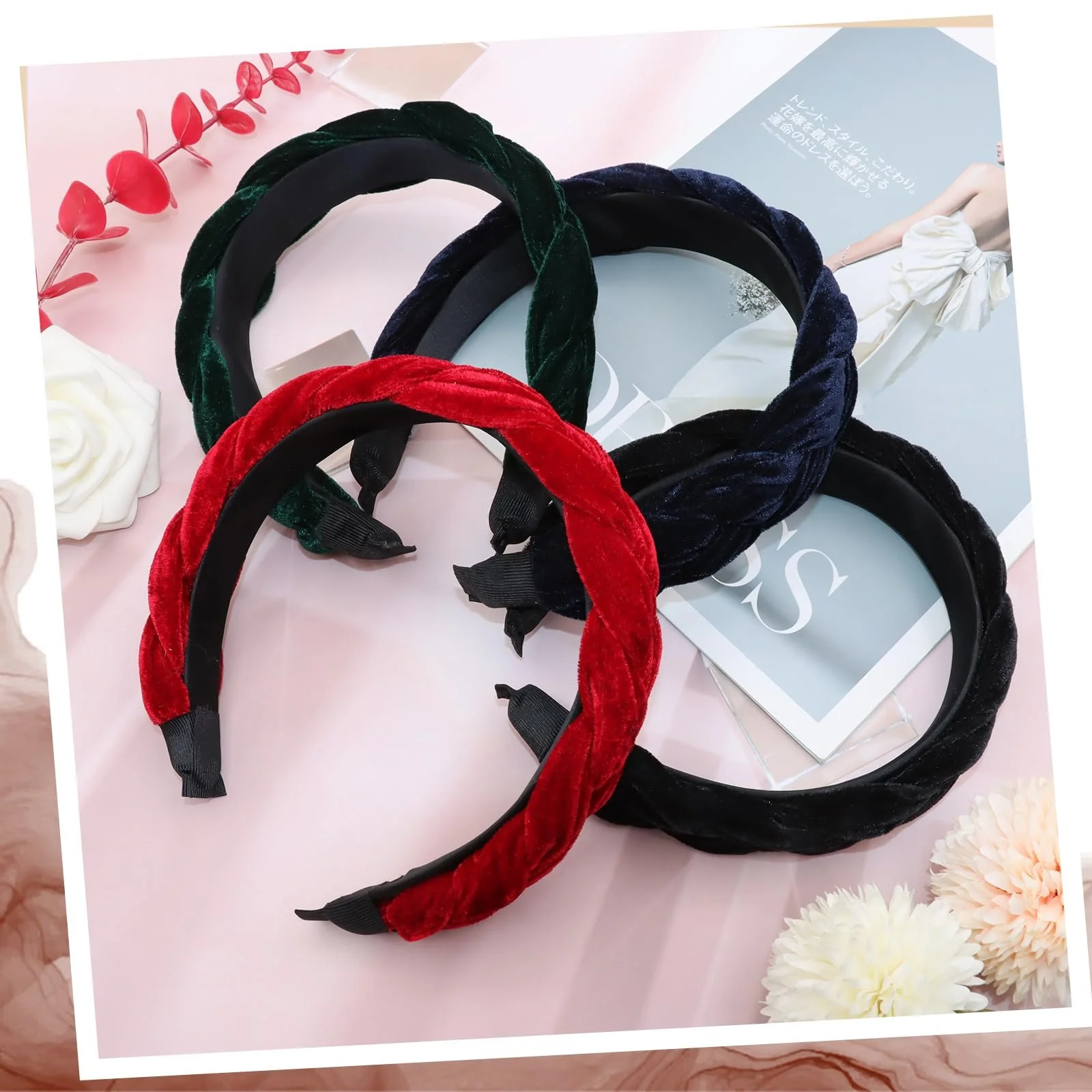 Обруч Оксамитовий Плетений, фото №7