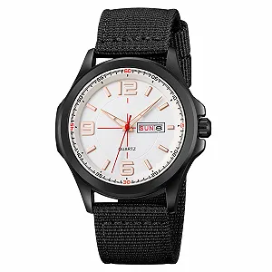 Спортивные часы Findtime Мужские 30 м Водонепроницаемые Аналоговые с нейлоновым ремешком 255 мм - Фото 1