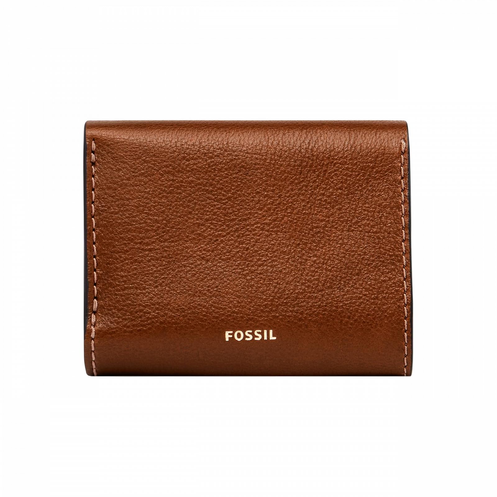 Женский кошелек-трифолд Fossil Heritage SL8231200 Коричневый, L 9.8 см, Ш 2.2 см, В 8 см, коричневый, фото №2