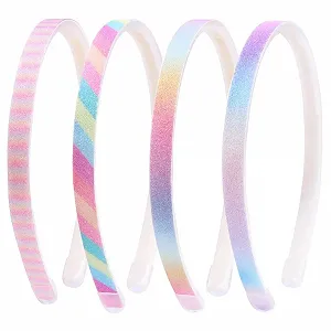 Набір обручів для волосся з блискітками - Фото 1