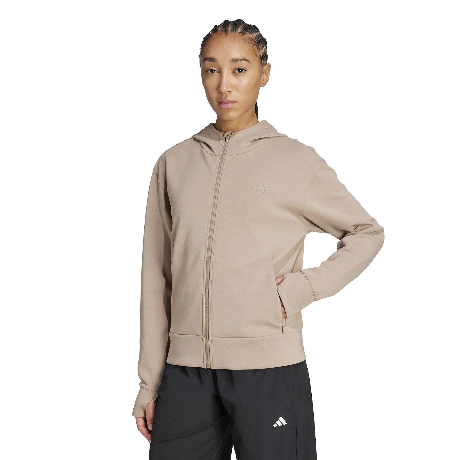 Женская Толстовка adidas D4t Workout Full Zip Hooded, фото №2