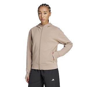 Женская Толстовка adidas D4t Workout Full Zip Hooded synthetic.ua - Фото 1