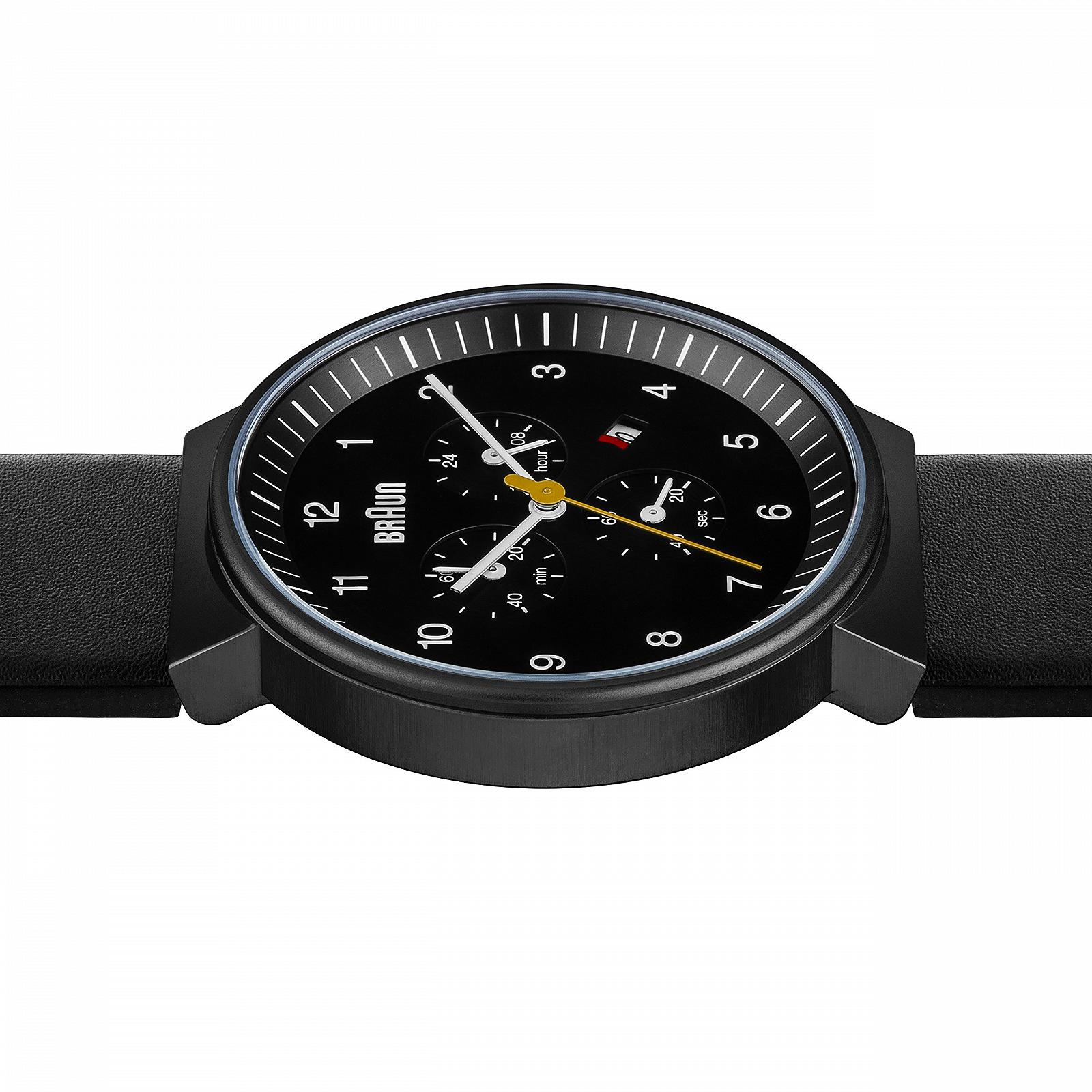 Годинник Braun BN0035WHBKG Чоловічий Кварцовий Аналоговий Хронограф Шкіряний ремінець, фото №3