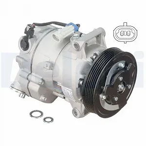 Компрессор кондиционера DELPHI TSP0155949 для OPEL VAUXHALL synthetic.ua - Фото 1