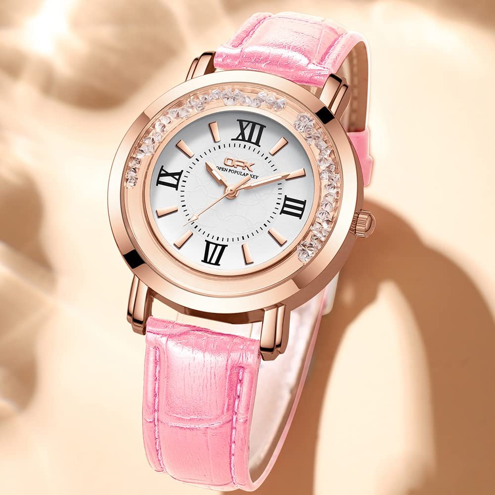 Жіночий наручний годинник Basfur Fe-Montre-023-04 Рожевий, фото №6