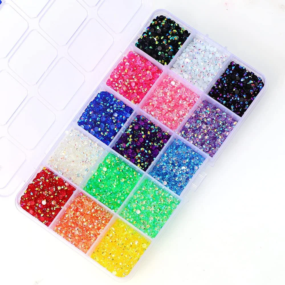 Стрази Прозорі з плоскою задньою стороною 4 мм (11000 шт), фото №2