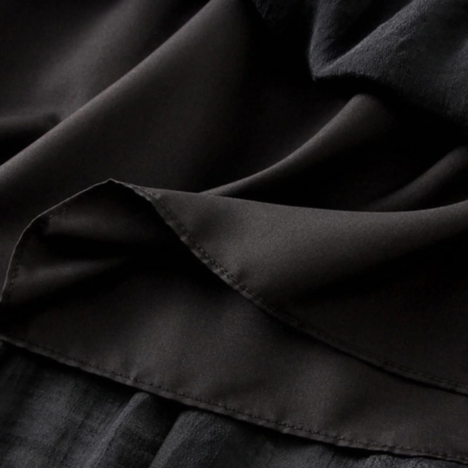 Юбка Женская Летняя Льняная Длинная Юбка Легкая и Воздушная Летняя Юбка Макси Юбка Богемная Летняя Юбка Двухслойная Эластичная Талия Плиссированная Юбка Женская Однотонная Длинная Юбка, фото №4