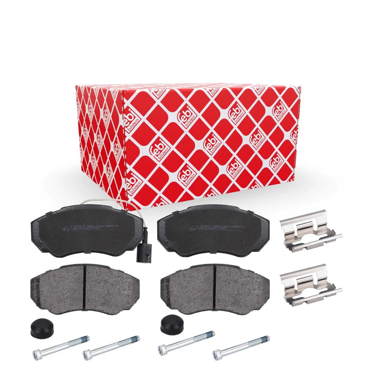 Комплект тормозных колодок, дисковый тормоз FEBI BILSTEIN 116049 для CITROËN FIAT PEUGEOT, фото №1