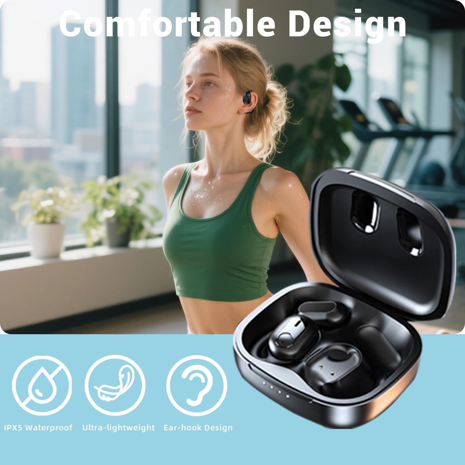 Наушники-переводчики AI 4-в-1, Bluetooth 5.4, для изучения, фото №6