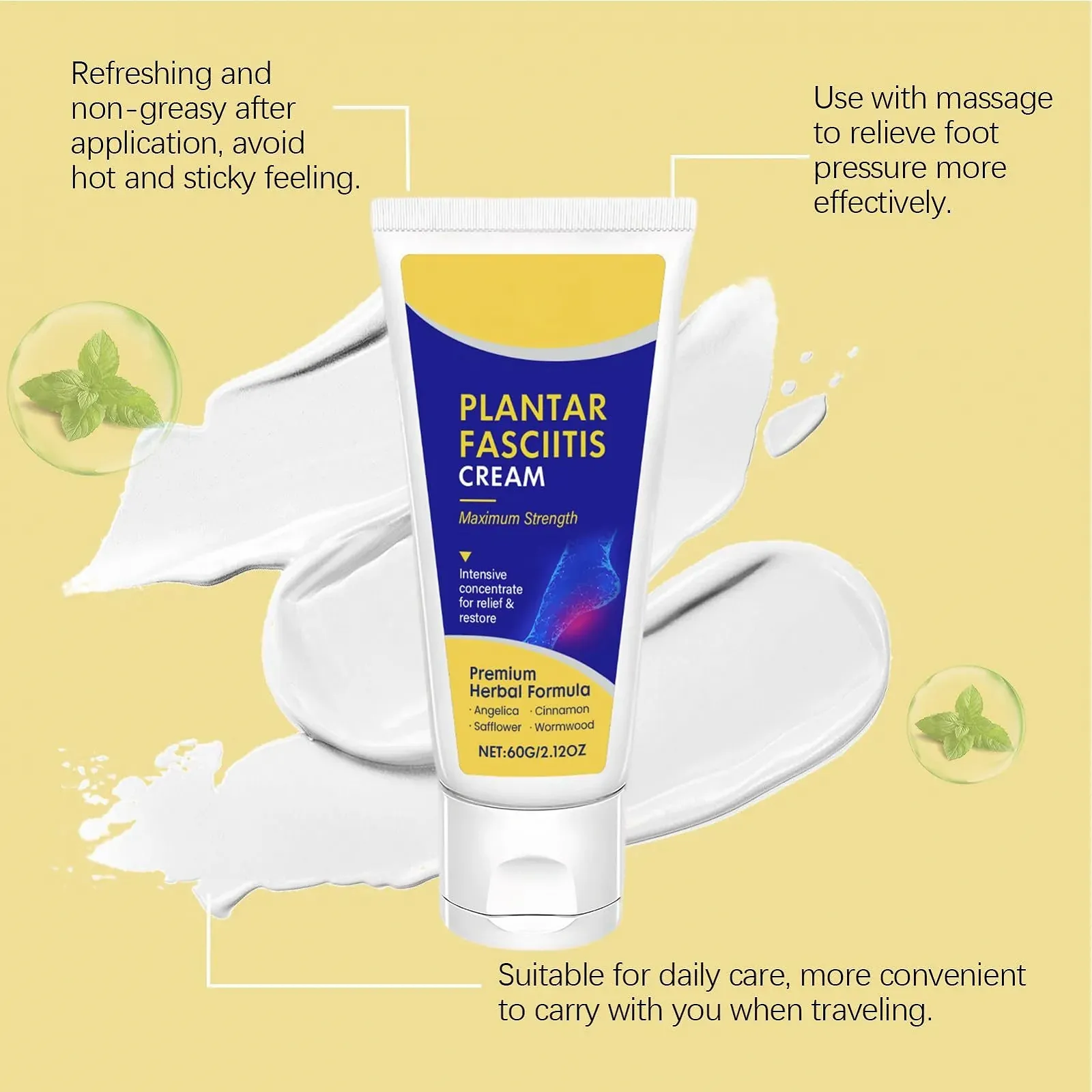 Крем для восстановления пяток питательный дорожная версия для потрескавшейся кожи, фото №9