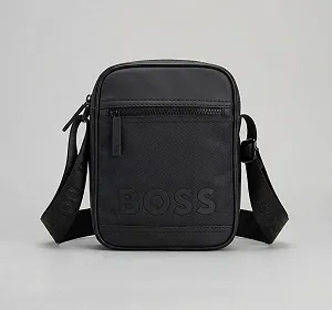 Купити Чоловіча сумка крос-боді Boss, Чорна - Фото 1 Чоловіча сумка крос-боді Boss, Чорна - Фото 1