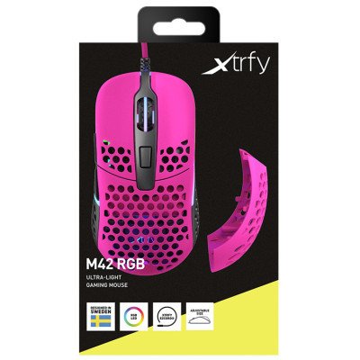 Мышка Xtrfy M42 RGB Pink (XG-M42-RGB-PINK), фото №10 Мышка Xtrfy M42 RGB Pink (XG-M42-RGB-PINK), фото №10