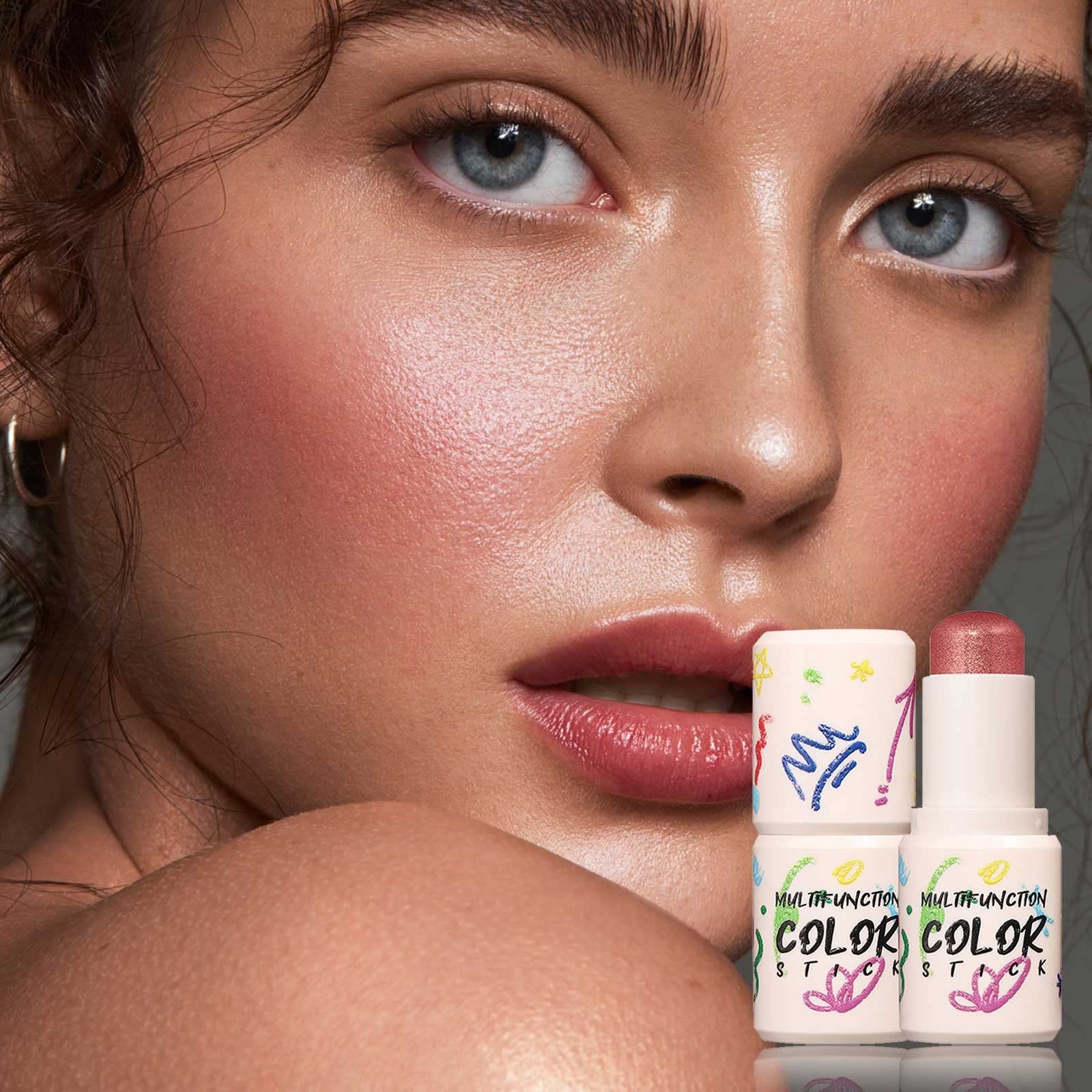 Румяна Heat Blush Matte Жидкий Ежедневный макияж Мягкий Легкий Дышащий Ощущение Долговечный Устойчивый Здоровое сияние Тон кожи Водостойкий Регулируемый Гладкий Кремовый Стик, фото №5
