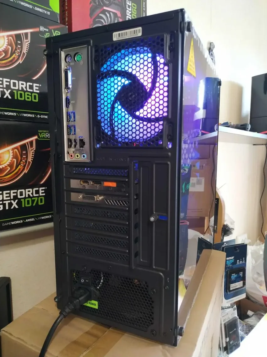 Игровой компьютер AMD RYZEN 5 3600 4.2GHZ, GTX 1070 8GB, 16GB, SDD 240GB, HDD 1TB, фото №2 Игровой компьютер AMD RYZEN 5 3600 4.2GHZ, GTX 1070 8GB, 16GB, SDD 240GB, HDD 1TB, фото №2