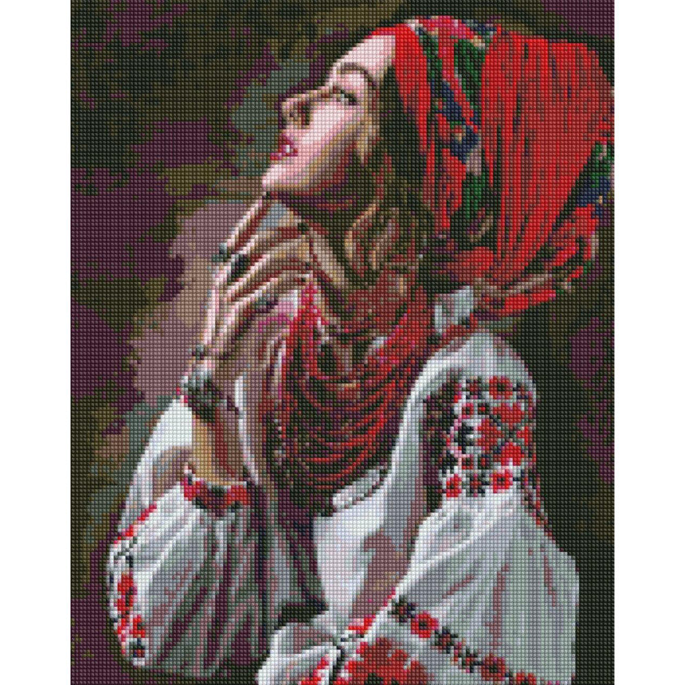 AMO7352 Алмазна вишивка Квіти-зорі 2kolyory_official 40 х 50 см, фото №1