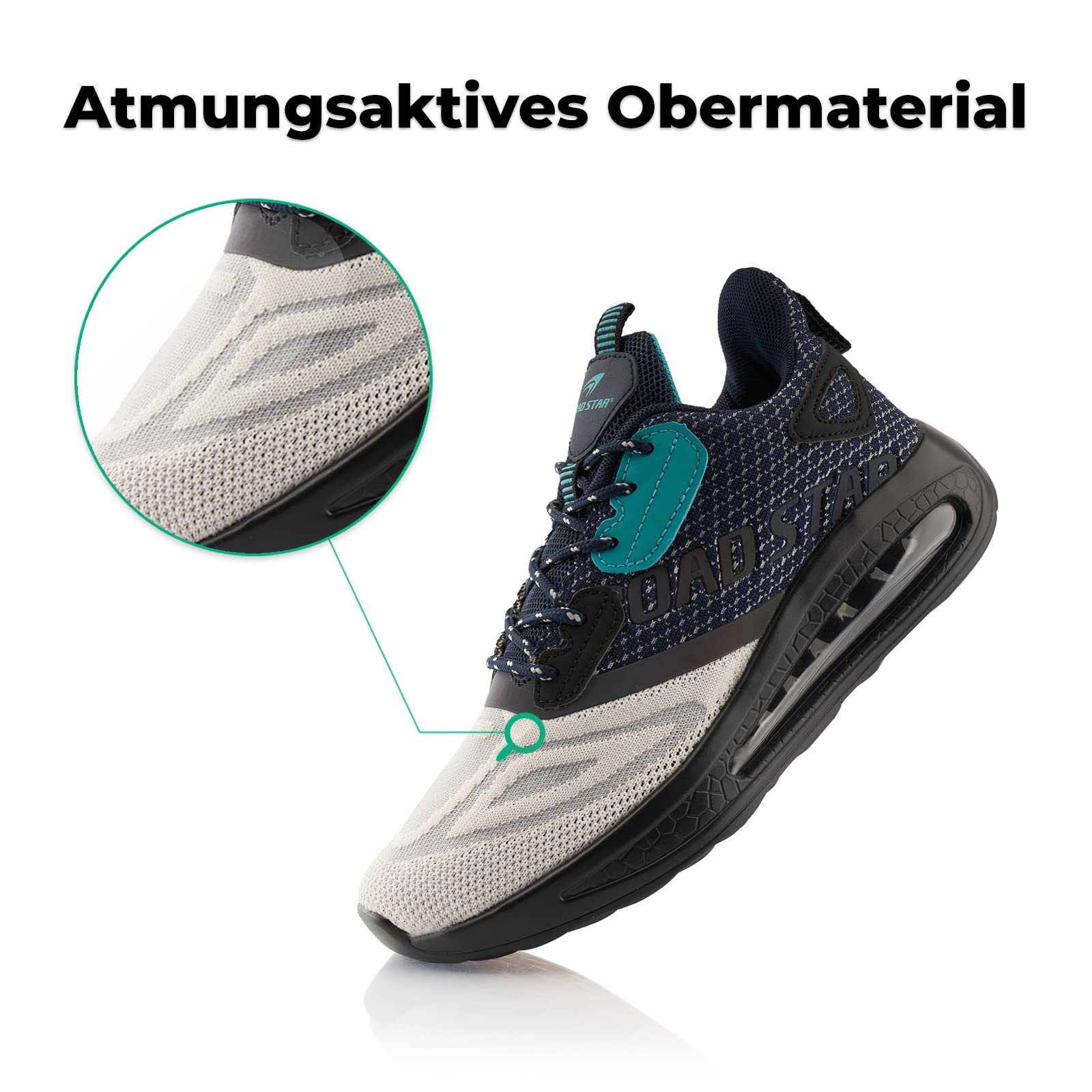 Кроссовки Fusskleidung® Унисекс Спортивная обувь с амортизацией Легкие беговые кроссовки, фото №3