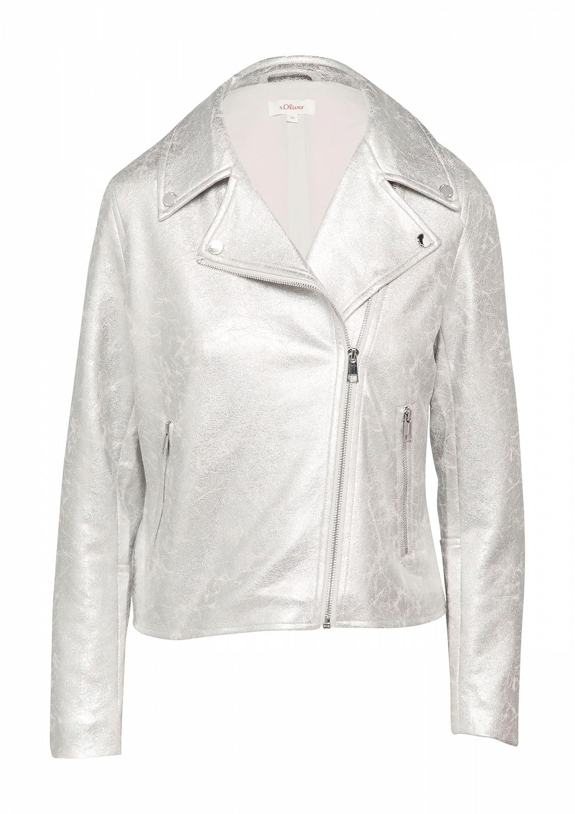Куртка s.Oliver Biker зі штучної замші, фото №1