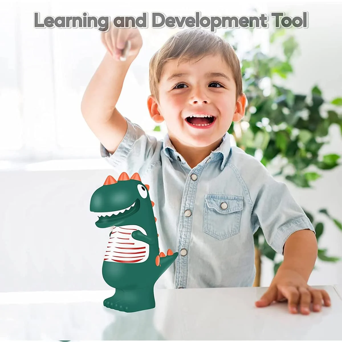 Скарбничка Динозавр T-Rex дитяча Динозавр PVC Large/Small, фото №4