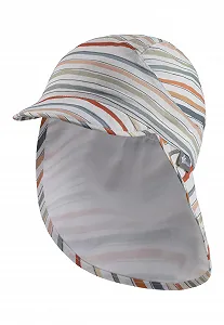 Кепка з козирком Sterntaler з захистом шиї Stripes - Дитяча шапка на підкладці з органічної батистової тканини - Фото 1