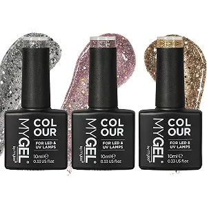 Гель-лак MyGel by MYLEE The Glitters Trio, 3 x 10 мл - Фото 1