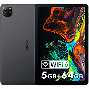 Планшет 10.1'' Blackview Oscal Pad 60 3+2/64Gb 4 ядра Android 12 6580 mAh Серый