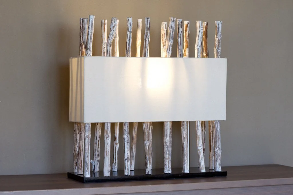 Настільна лампа Tabanan Driftwood Бавовна ручної роботи, фото №2