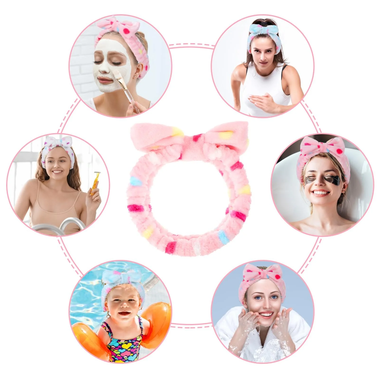 Набір пов'язок для вмивання обличчя, фото №4