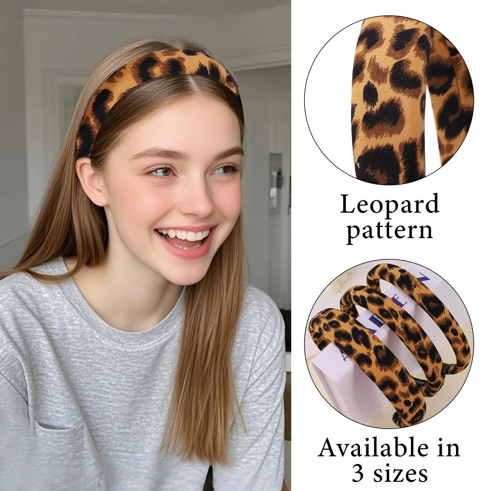 Обруч Леопардовый Kinretixia 3 шт, фото №3