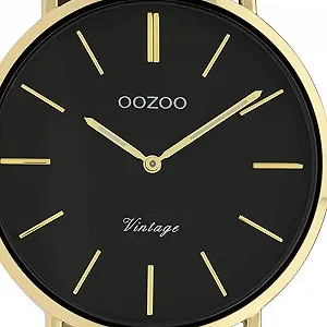 Часы OOZOO Vintage Brown/Black 40 мм synthetic.ua - Фото 1