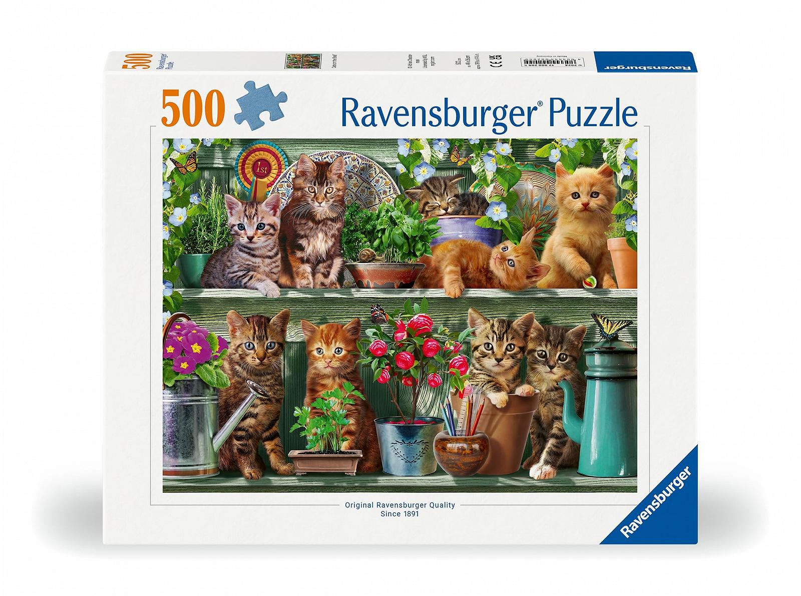 Пазл Ravensburger 12000205 Cats on the Shelf 500 елементів, фото №2